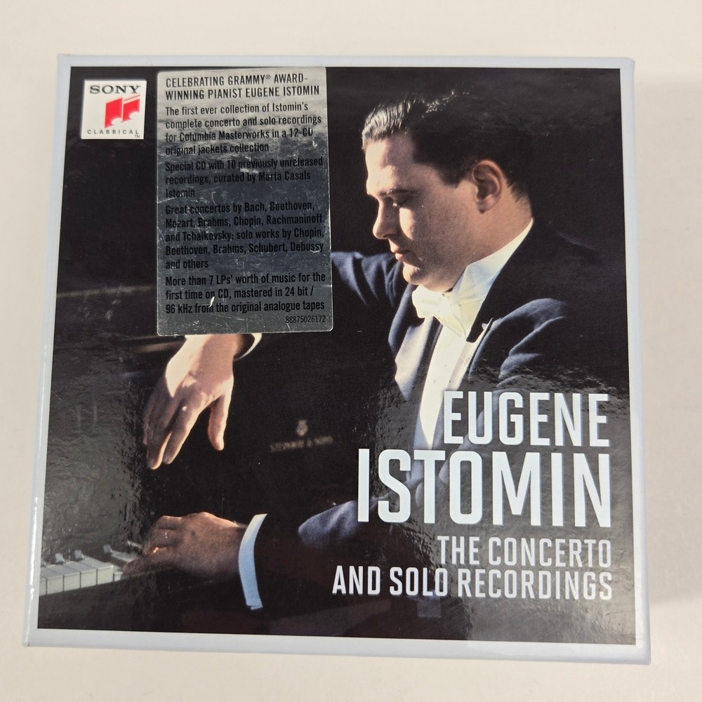 Eugene Istomin The Concerto and Solo Recordings 12 CD Sony Classical NM Box Set